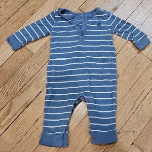 GAP Blue and White Striped Kids One Piece